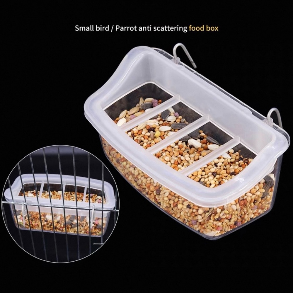 Anti-spill Food Box For Bird, Anti Scattering